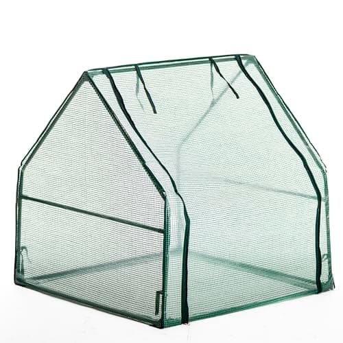 Image of Garden Gear Compact Apex Cloche Plant Protector with Vent Windows Cold Weather Growing Frame Compact or XXL Size (Compact x1)