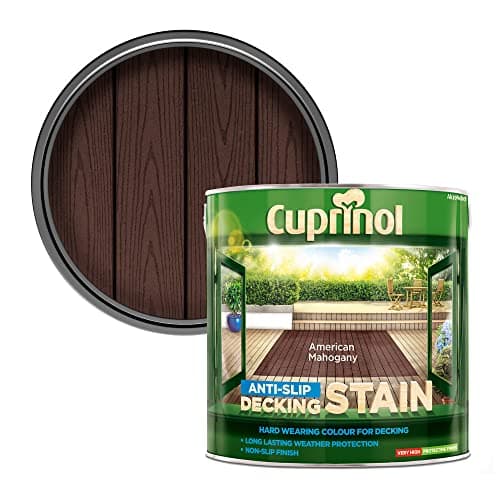 Image of Cuprinol 2.5 Litres Anti Slip Decking Stain - American Mahogany