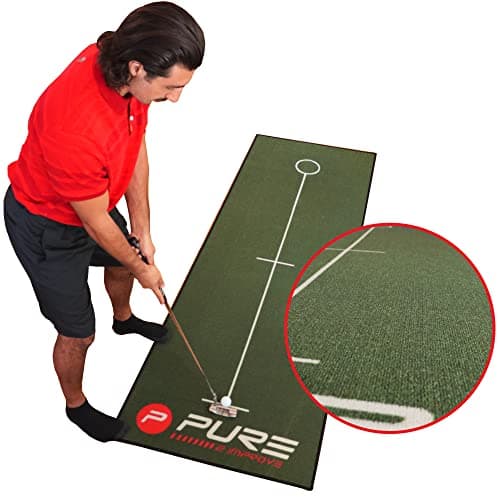 Image of Pure2Improve - Indoor & Outdoor Golf Putting Mat, green