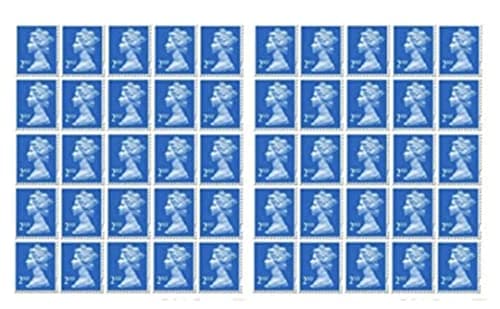 Image of 50 x 2nd Class Stamps Royal Mail Post Office