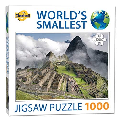 Image of Cheatwell Games 13916 World's Smallest 1000 Piece Jigsaw Puzzle Machu Picchu
