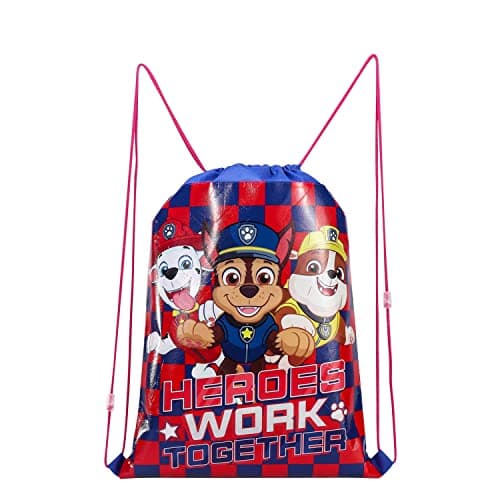 Image of Paw Patrol Drawstring PE Bag Ideal for Swimming, PE, Holidays