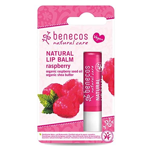 Image of 2 x Benecos Natural Vegan Lip Balm Raspberry 4,8g