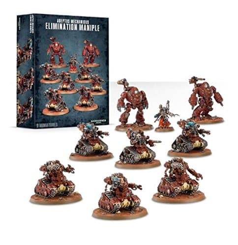Image of Games Workshop Adeptus Mechanicus Elimination Maniple - Tabletop Game - Warhammer 40,000 - Assembly Required - Adults 36+