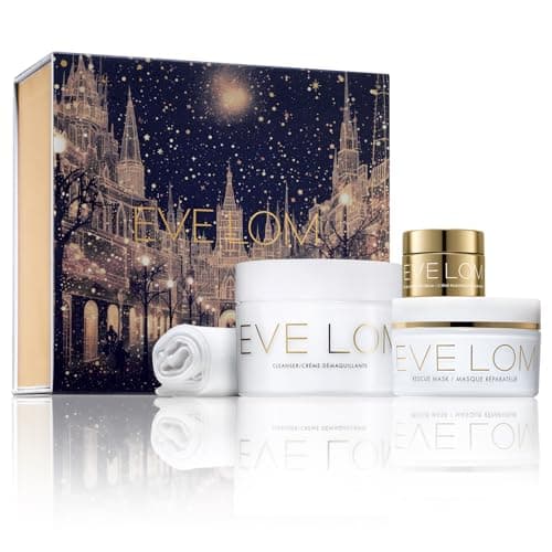 Image of EVE LOM Restorative Beauty Holiday Set – Cleanser, Rescue Mask, Cream & Muslin Cloth