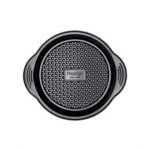 Image of Prestige - Aerolift - 9 Inch Round Cake Tin - Non stick Bakeware - Cushion Base - Fridge Freezer and Dishwasher Safe - Carbon Steel - 22 x 4 cm