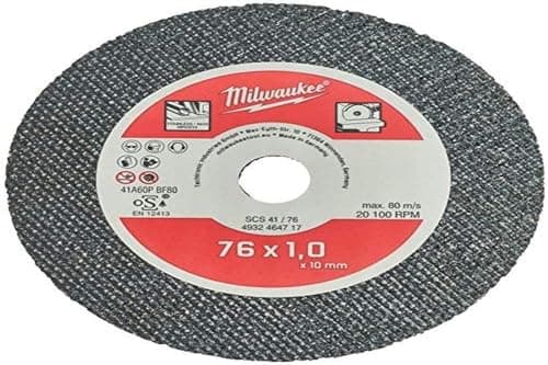 Image of MILWAUKEE Fine Cutting Disc for Steel - 76 mm - 5 pcs - SCS 41-76 - 4932464717