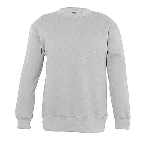 Image of SOLS New Supreme Kids Unisex Children's Sweatshirt, Grey Mixed, 04A