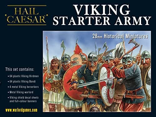 Image of Viking Starter Army - 28mm Scale Plastic Miniatures for Hail Caesar by Warlord Games - Highly Detailed Dark Age Era Miniatures for Table-top Wargaming