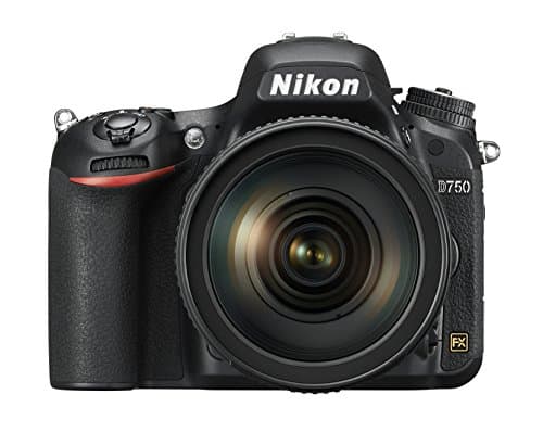 Image of Nikon D750 DSLR Camera with 24-120mm Lens, Black