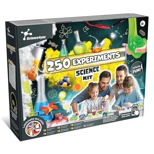 Image of Science4you 250 Science Experiments for Kids – Have Hours of Fun with This Educational Science Kit, Learn Physics, Chemistry, Geology & Biology, Educational Toys, Gifts for Boys & Girls 8 9 10 11+
