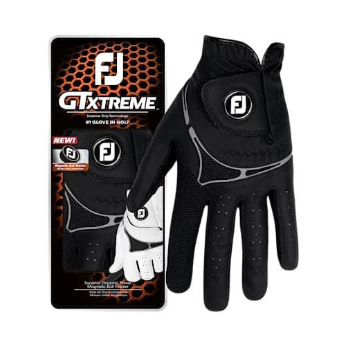 Image of FootJoy GT Xtreme Men's Golf Glove, Black, L, Left hand for right handed golfer