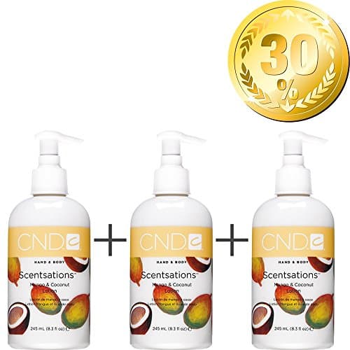 Image of CND Scent sations Mango & Coconut 245 ml Pack of 3 – 30% Discount – Hand and Body Lotion