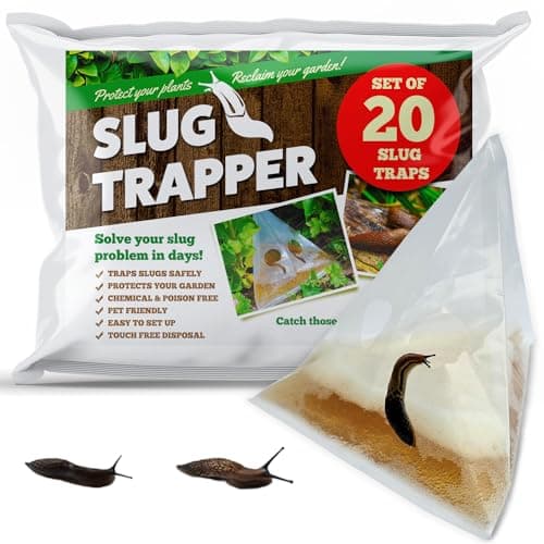 Image of SLUG TRAPPER - 20 Snail Traps for Indoor and Outdoor - Disposable Garden Beer Traps, Pet Safe Repellent, Slug Killer Pellets Alternative