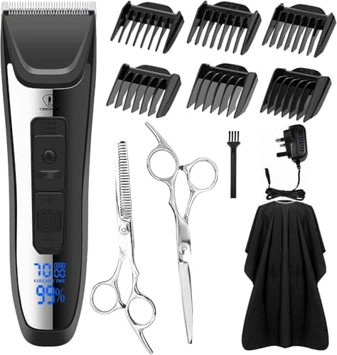 Image of Hair Clippers Men Professional Cordless Clippers for Men Haircut Rechargeable Barber Hair Clipper for Family