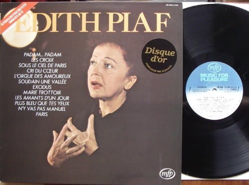 Image of PIAF, EDITH / MUSIC FOR PLESURE / ENREGISTREMENTS ORIGINAUX / Disque d`or / 1973 / Bildhülle / mfp # 2M046-13104 / Französische Pressung / 12" Vinyl Langspiel Schallplatte