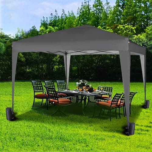 Image of MCC - 3x3m Pop-up Gazebo Waterproof Outdoor Garden Marquee Canopy NS (Grey)