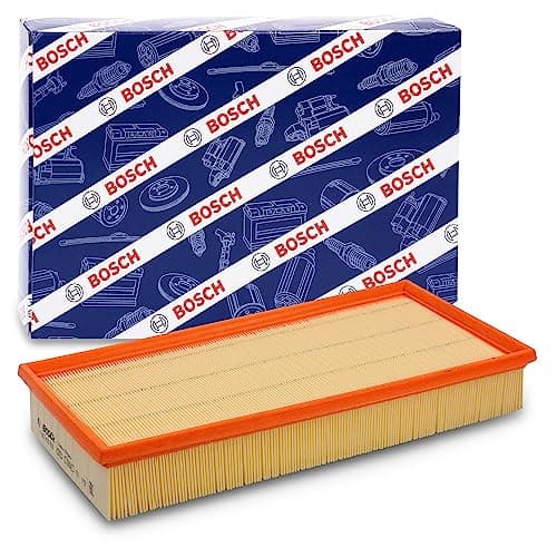 Image of Bosch S9190 Car Air Filter - Separates Particles from the Air Intake - Moisture-resistant plus High Tensile Strength