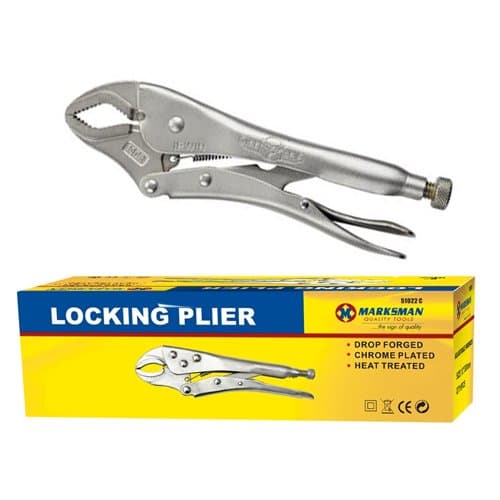 Image of Heavy Duty Locking Plier Wrench - Vice Grip Mole, Garage Lock Tool Multi Purpose Pliers | Strong & Durable, Chrome Plated Heat Treated with Quick Release Lever (7 Inch)