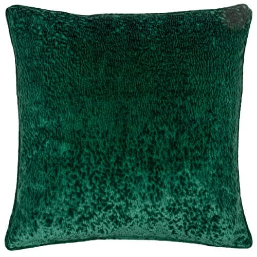 Image of Paoletti Ripple Cushion Cover, Emerald, 50 x 50cm