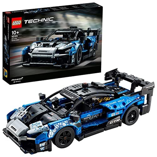 Image of LEGO Technic McLaren Senna GTR 42123 Model Building Kit; A Great Gift for Kids, Teens and Adults Who Love Supercar Toys, Racing Cars and Collectible Display Vehicles (830 Pieces)