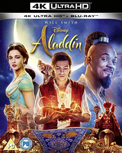 Image of Disney's Aladdin Live Action [4K Ultra-HD + Blu-ray] [2019] [Region Free]