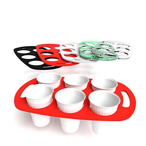 Image of Vending Plastic Cup Carry Tray Caddy - 5 colours (Black, 1)