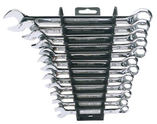 Image of Draper Expert 12 Piece HI-TORQ Combination Spanner Set - 64605 - Metric 8-22mm Fully Polished Tool Kit