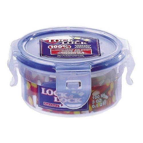 Image of 6 x Lock & Lock Round 100ml Food Container