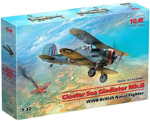Image of ICM Gloster Sea Gladiator MK.II WWII British Naval Fighter Plane
