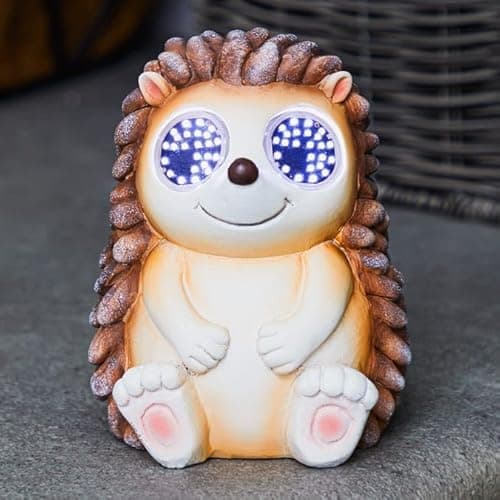 Image of Animated Eyes Solar Light Garden Decoration (Hedgehog)