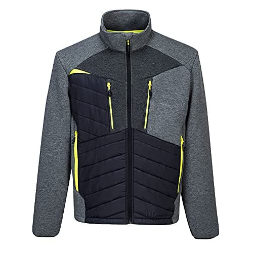 Image of Portwest DX4 Hybrid Baffle Jacket, Size: XXXL, Colour: Metal Grey, DX471MGRXXXL