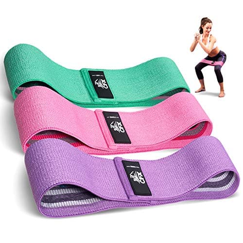 Image of CFX Resistance Bands 3 Sets, Premium Exercise Bands with Non-Slip Design for Hips & Glutes, 3 Resistance Level Workout Booty Bands for Women and Men,Home Training,Fitness,Yoga