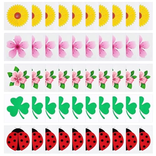Image of 50 Pack Window Fly Traps, Window Fly Stickers Indoor, Sticky Fly Traps, Fly Catcher for Home