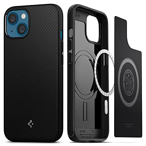 Image of Spigen Mag Armor MagFit Case Compatible with iPhone 13 mini - Matte Black