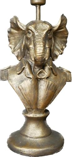 Image of Elephant Candle Holder | Gold | African Inspired | Dinner/Taper Candle Display