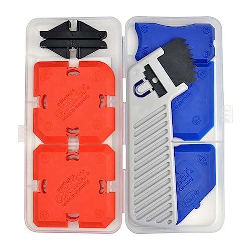 Image of Cramer 40407DE Silicone Profiling Kit 7 – professional Silicone Tool Kit with Sealant Finishing Tools and Caulk Removal Tools – German Instructions