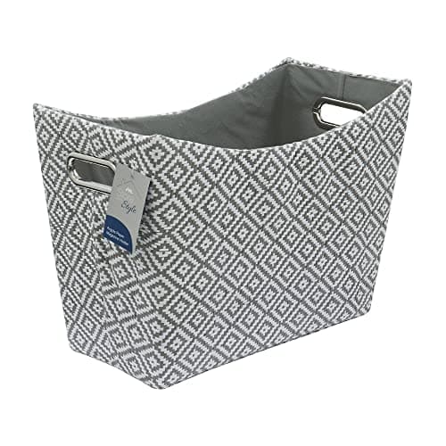 Image of JVL Argyle Rectangular Paper Tapered Storage Basket