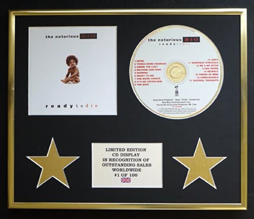 Image of THE NOTORIOUS B.I.G/CD DISPLAY/LIMITED EDITION/COA/READY TO DIE