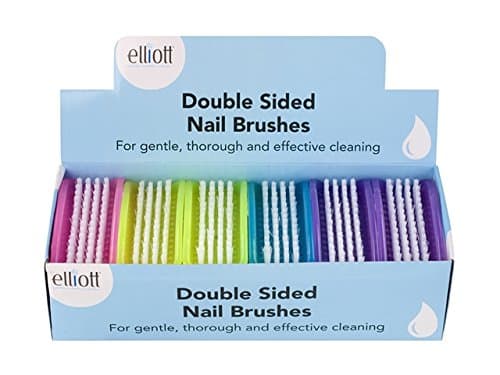 Image of Elliott Double Sided Nail Brush, Frosted (Variable colours)
