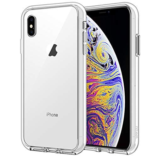 Image of JETech Case for iPhone Xs Max 6.5-Inch, Non-Yellowing Shockproof Phone Bumper Cover, Anti-Scratch Clear Back (Clear)