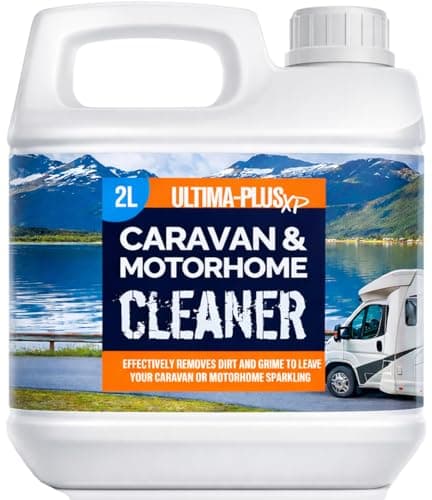 Image of Ultima-Plus XP Caravan and Motorhome Cleaner - Removes Algae, Black Streaks, Dirt, Grime and More - Easy to use Formula (2 Litres)