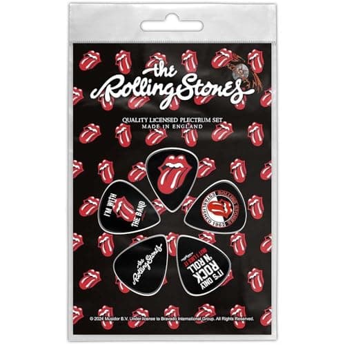 Image of The Rolling Stones Tongues Guitar picks One Size