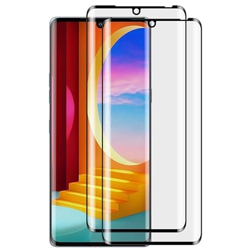 Image of nulala Screen Protector for LG V30, [3 Pack] Full Coverage Black Border Tempered Glass Film Screen Protector for LG V30 [Anti-Scratch][Anti-Shatter][Bubble-Free]