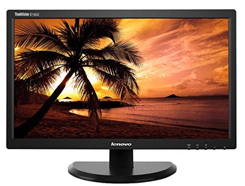 Image of Lenovo ThinkVision E1922 18.5 inch LED Backlit LCD Monitor Black - (1000:1, 250cd m2, 1366x768, 5ms, VGA)