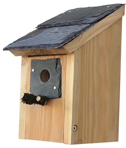 Image of Bird House Nesting Box Blue Tits 25mm hole