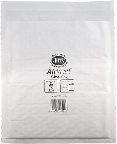 Image of Jiffy Airkraft White 205x245mm Pack of 100 JL-2 Come in Premier Life Packaging