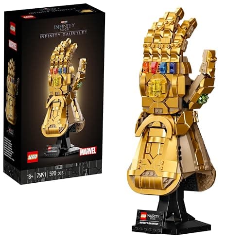 Image of LEGO | Marvel Infinity Gauntlet Building Set for Adults - Avengers Model Kit incl. a Thanos Glove with Infinity Stones - Collectible Gift for Fans - 76191
