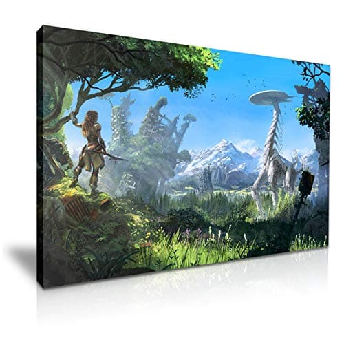 Image of Horizon Zero Dawn Tallneck Poster Picture Print Canvas Wall Art Decoration (46cm X 31cm)
