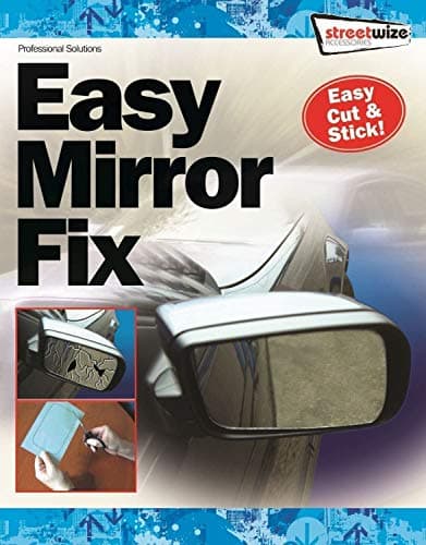 Image of Streetwize - Easy Fix Mirror Repair Kit - 10 x 7 Inch - Cut to Size Wing Mirror Fixing Kit - Ideal For: Cars, Vans, 4x4's and Motorhomes